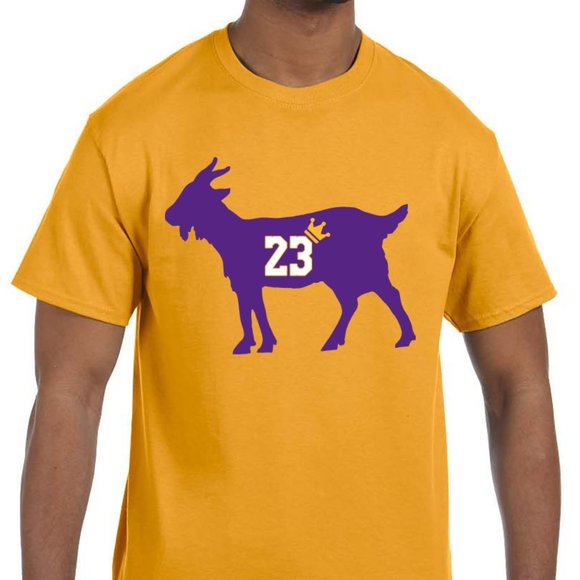 lebron goat shirt